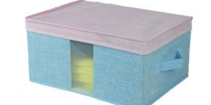 STORAGE FOLDABLE BOX WITH TRANSPARENT