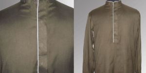 High Neck Kurta with Concealed Button