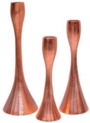 Rose Gold Copper Taper Candle Holder