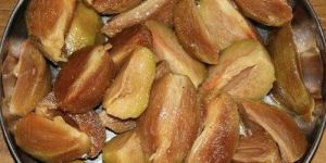 Frozen Sapota Slices