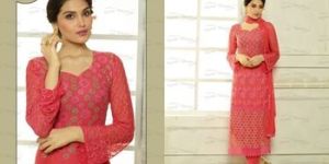 Dinaar Pure Chiffon Unstiched Karachi Dress Material