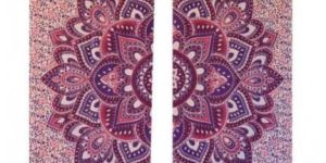 LOTUS DESIGN HANDMADE HIPPIE COTTON WINDOW CURTAIN