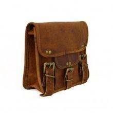 Small Genuine Leather Messenger Bag Travel Bag