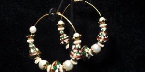 Fashionable Kundan Earrinngs