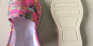 Multi Color Canvas Printed Espadrilles Shoes