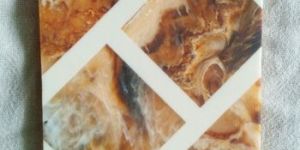 Square Shape Wooden Coaster