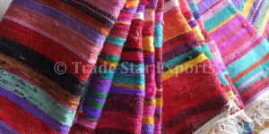 Indian Handmade Large Chindi Rugs