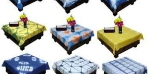 Pure Cotton Fabric Custom Tablecloth Decorative Handmade Shibori Indian Table Cover