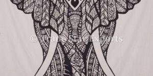 Queen Size Hippie Elephant Wall Hanging Tapestry