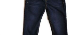 Boys DARK WASHED DENIM TROUSER