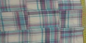 Madras Check Patchwork Fabric