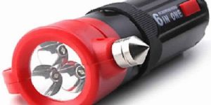 LED Light Torch with Hammer Belt Cutter