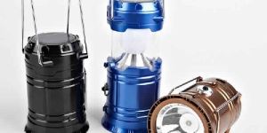 Solar Rechargeable 6LED Camping Lantern Light