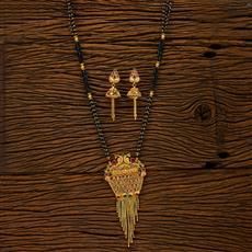 Peacock Mangalsutra with Gold Plating