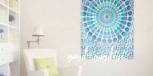 BLUE MIRCHI MANDALA POSTER