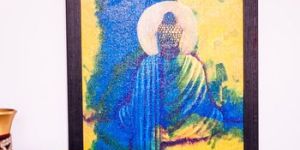 Lord Buddha Canvas Handpainting