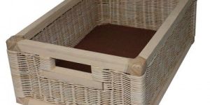 Rectangular Cane Basket