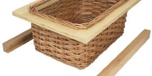 Wooden Wicker Basket