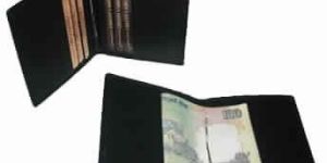 Leather Money Clip Wallet