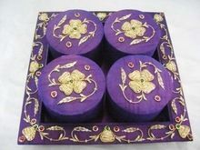 Hand Made Boxes Set of 4 Pcs
