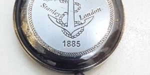Antique Push Button Compass