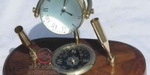 Nautical Watch Pen Holder Clock