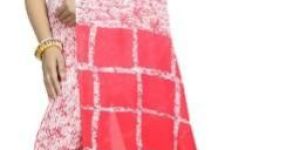 GEORGETTE SAREE IN PINK PRINTED SAREE