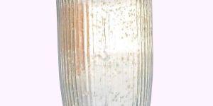 Antique Silver Glass Jar