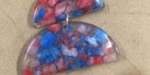 Resin Earing Handicrafts Colorful