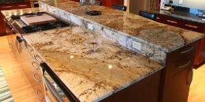 Brown Pearl Granite Slab
