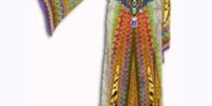 DUBAI HIGH FASHION WOMEN JALABIYA WITH CRYSTALS STONE