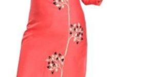 Cutsie Cotton Embroidered Asymmetrical Stylish Long Kurta for Casual Wear