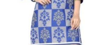 Exciting Ethnique Blue Cotton Kurta for Women