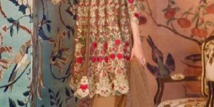 Embroidery Georgette Pakistani Straight Cut Suit