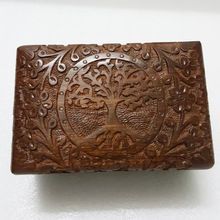 Hand Carved Wooden Cremation Urns