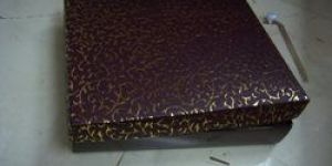 Gold Foil Printed Chocolate Boxes