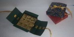 Piece Screen Printed Chocolate Folding Box