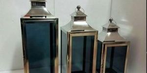 Antique Hurricane Metal Lantern