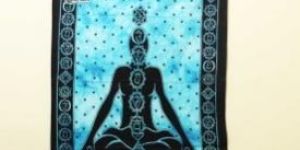 Turquoise Meditation Poster