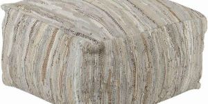 ANTHRACITE POUF OTTOMAN