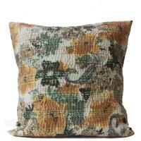 Hand Embroidered Design Kantha Cotton Cushion Cover