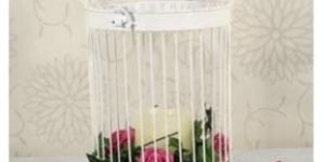 Bridal White Bird Cage