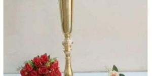Gold Centerpiece Flower Vase