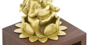 Wudville Wooden Pooja Chowki Table