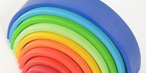 10-Piece Large Sunset Rainbow Stacker