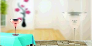 Copper Plain Champagne Glasses