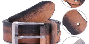 Genuine Leather Handmade Tan Belt
