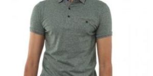 Mens Green Polo T-Shirt