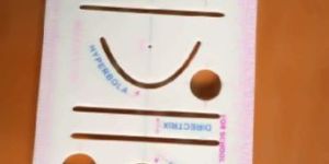 School College Student Guideline Hyperbola Parabola Templates