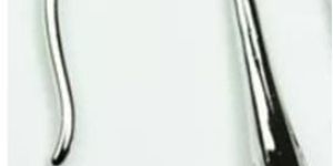 Sterling Silver Earwire for Half Drilled Beads